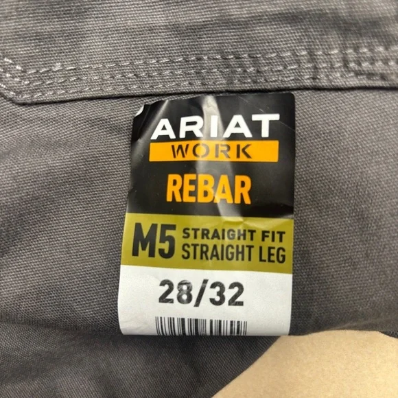 Ariat style 10045375 M5 Rebar Work Pants With Knee Pads Included 28/32 - Picture 6 of 15